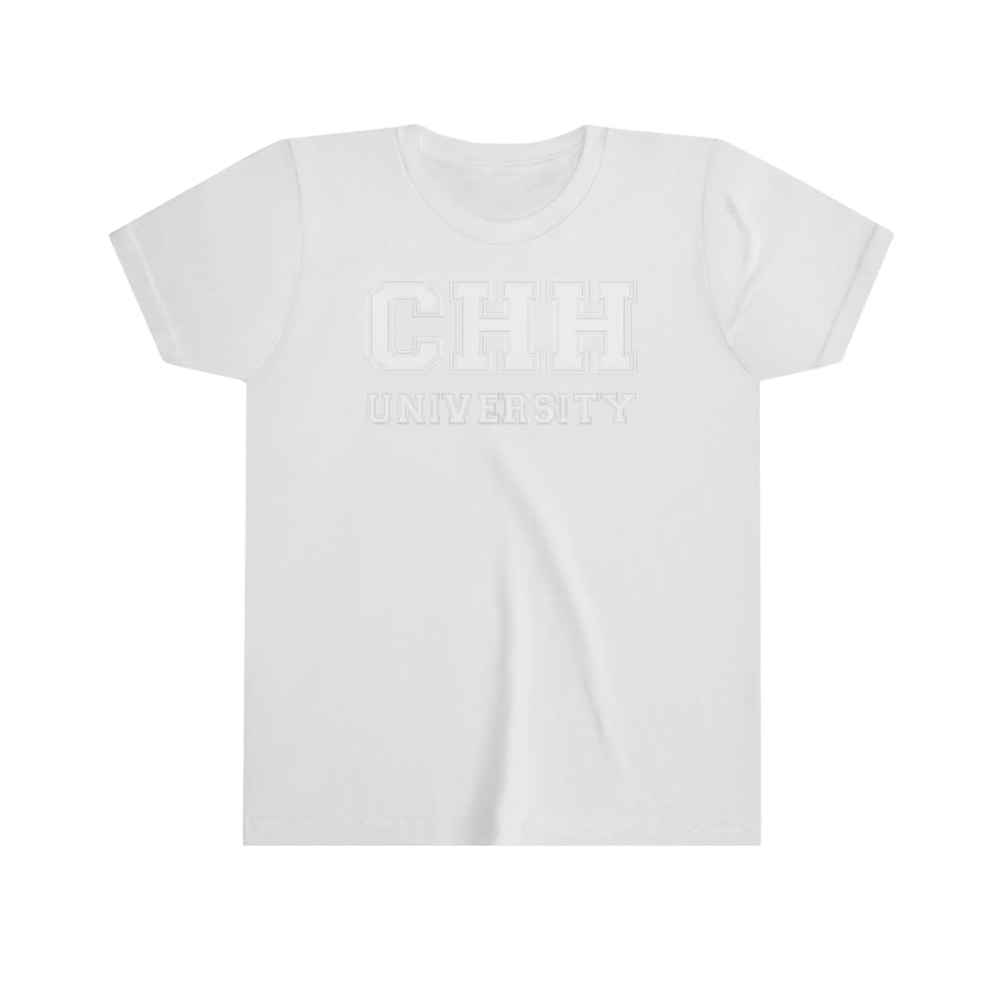 CHH UNIVERSITY YOUTH UNI-TEE® (white logo)