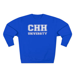 CHH UNIVERSITY Crewneck Sweatshirt (white logo)