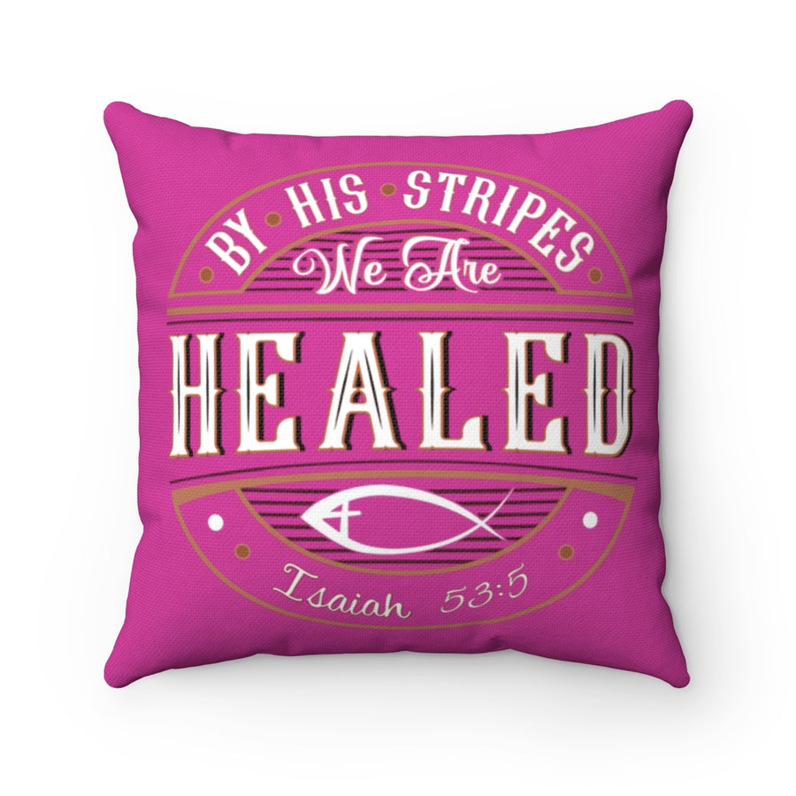HEALED Pillow (hot pink)