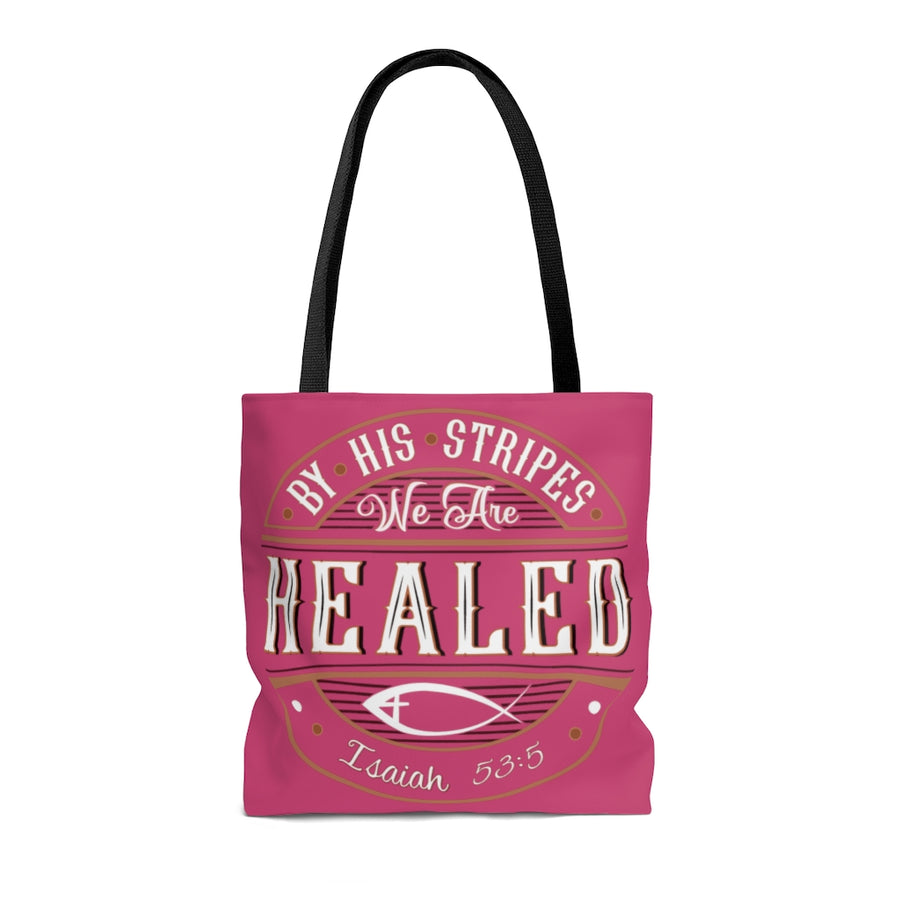 HEALED Tote Bag (pink)