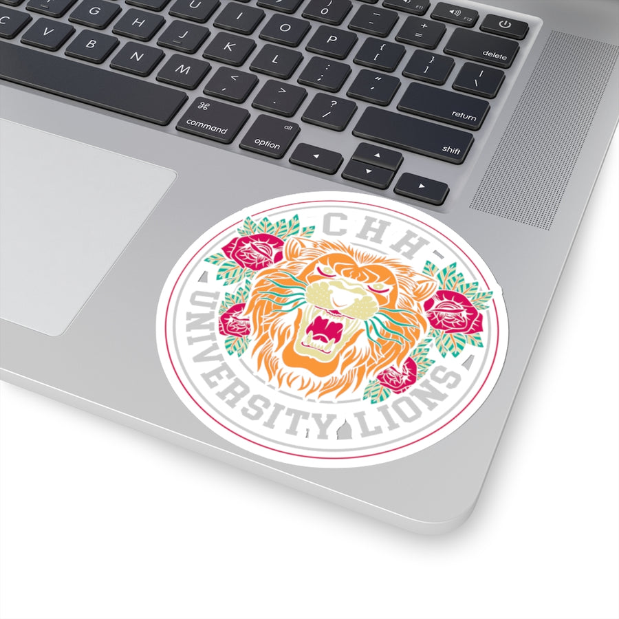 CHHU LION Sticker (white letters)