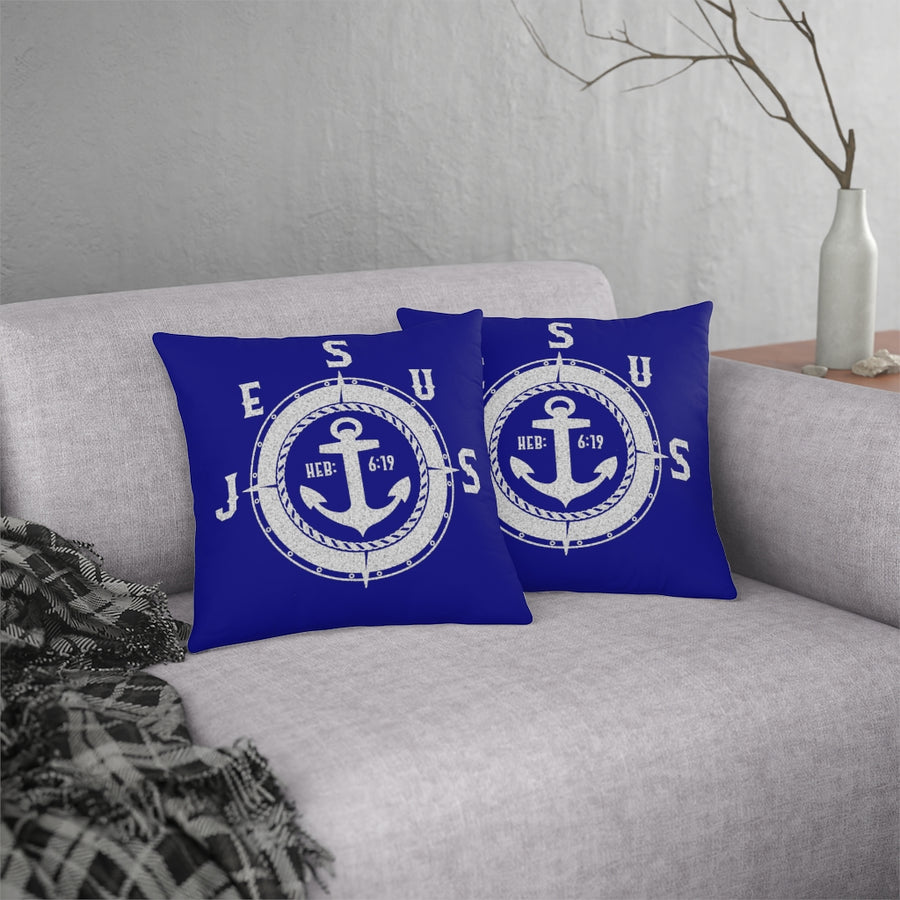 JESUS OUR ANCHOR Waterproof Pillows