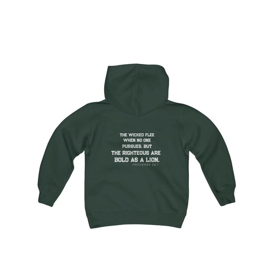 CHH LION Pullover Youth Hoodie (green logo)