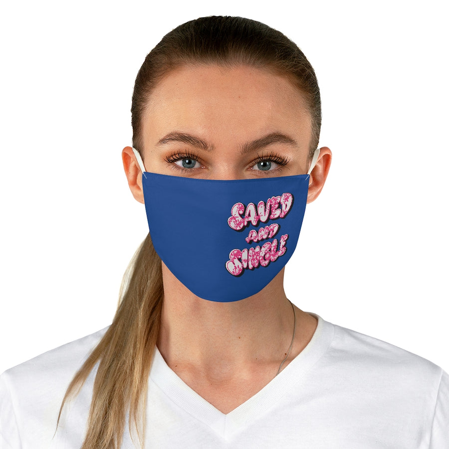 SAVED & SINGLE - Fabric Face Mask (b)