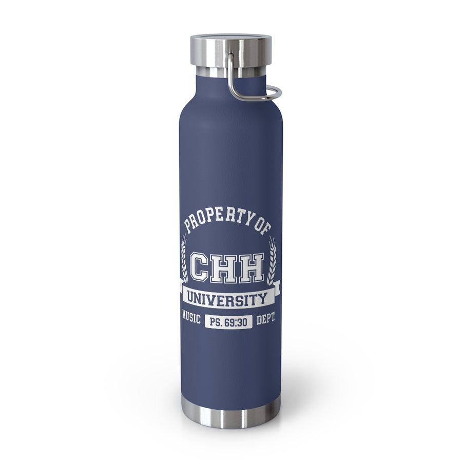 CHHU PROPERTY OF 22oz Vacuum Insulated Bottle (white logo)