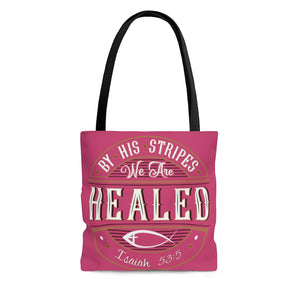 HEALED Tote Bag (pink)
