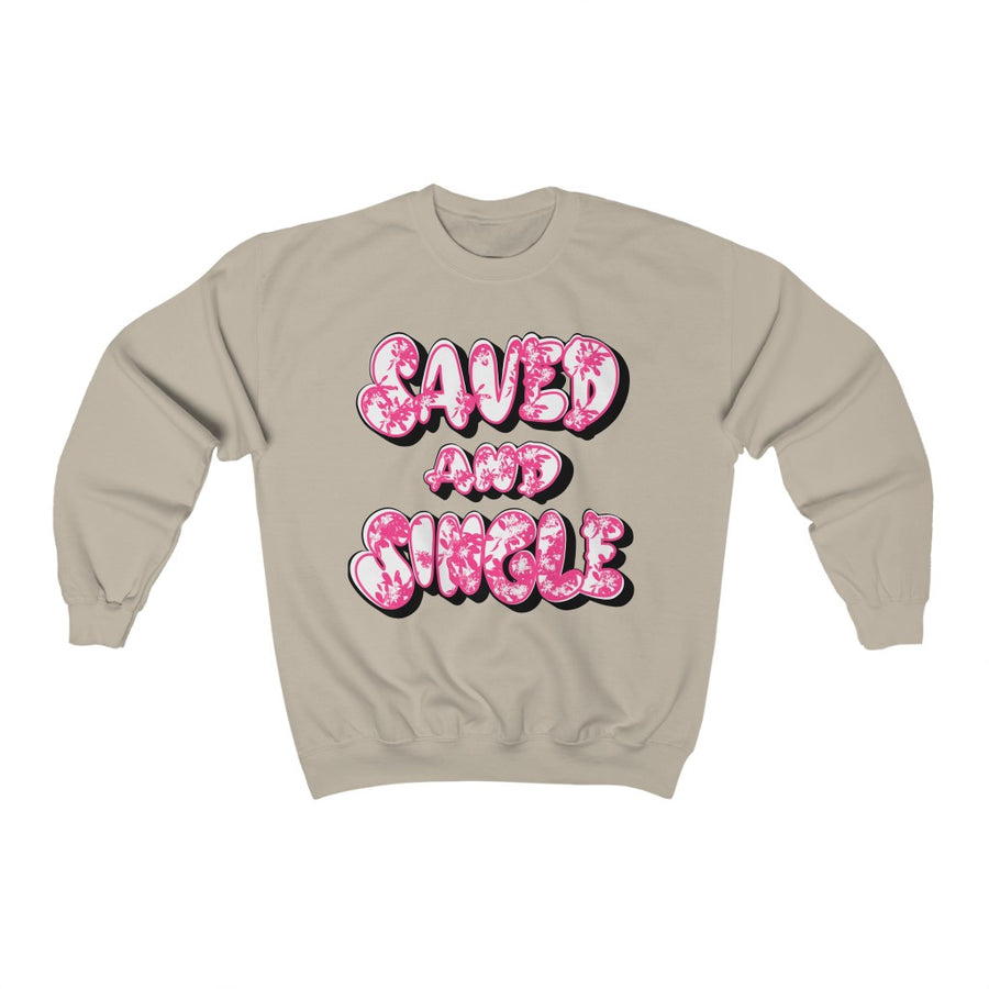 SAVED & SINGLE Crewneck Sweatshirt