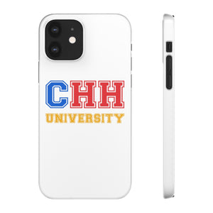 CHH UNIVERSITY SNAP CASE (color logo, white)