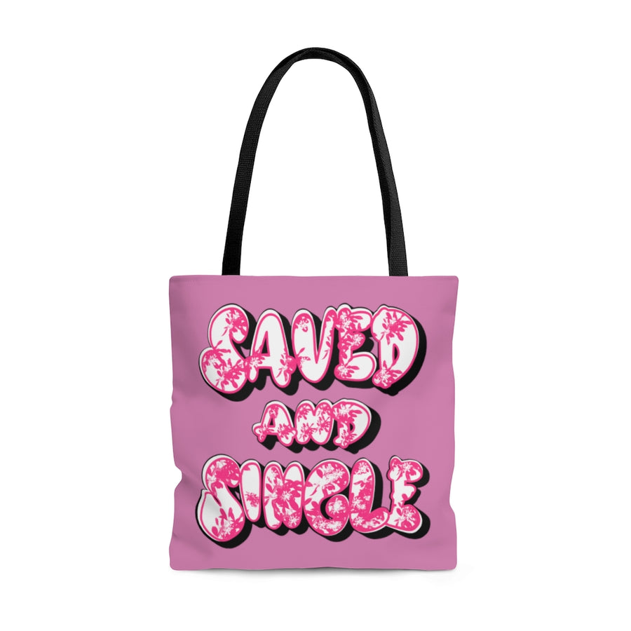 SAVED & SINGLE Tote Bag (p)