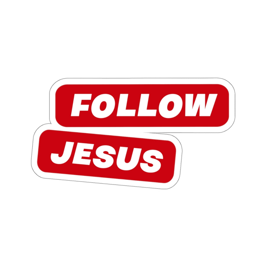 FOLLOW JESUS Sticker (black)