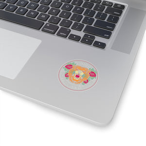 CHHU LION Sticker (white letters)
