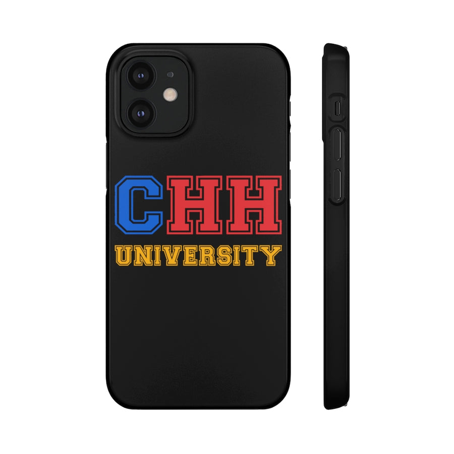 CHH UNIVERSITY SNAP CASE (color logo, black)