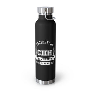 CHHU PROPERTY OF 22oz Vacuum Insulated Bottle (white logo)