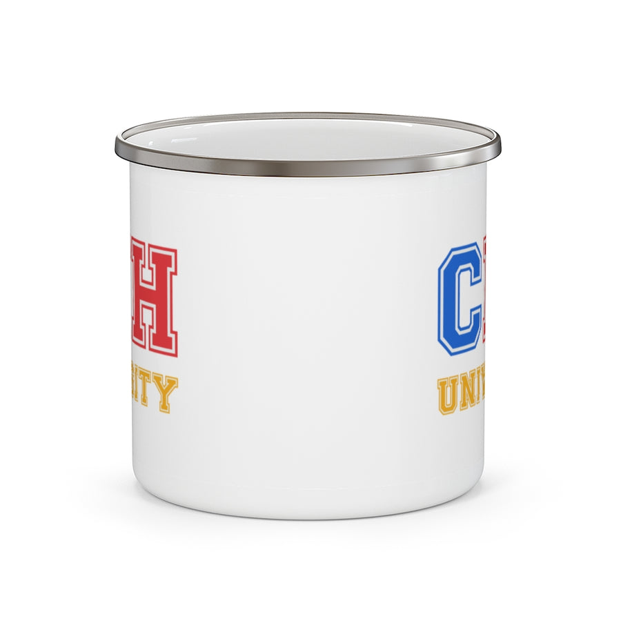 CHHU CREST Enamel Mug (color logo)