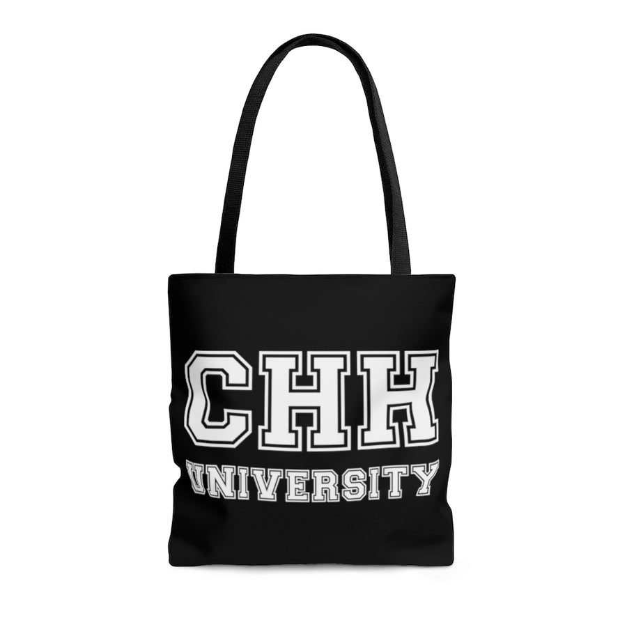 CHH UNIVERSITY Tote Bag (white logo)
