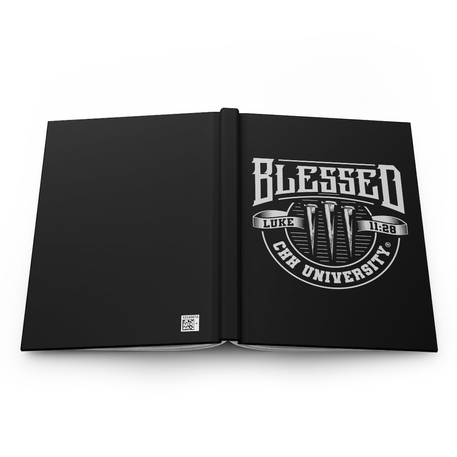 CHHU BLESSED - Hardcover Journal Matte (black/white logo)