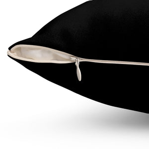 CHH UNIVERSITY Pillow (white logo, black)