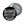 Cargar imagen en el visor de la galería, CHHU BLESSED Button (white logo, black)
