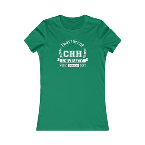 WOMENS CHHU PROPERTY OF TEE (white letters)