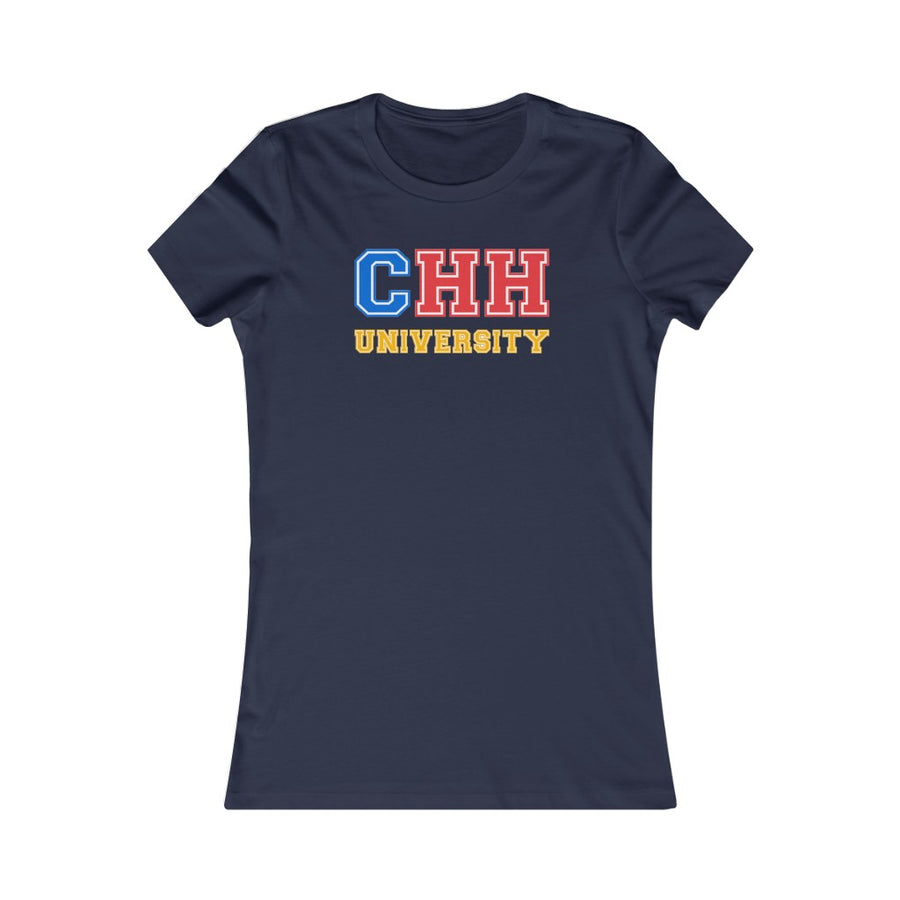 WOMENS CHH UNIVERSITY TEE® (color letters)
