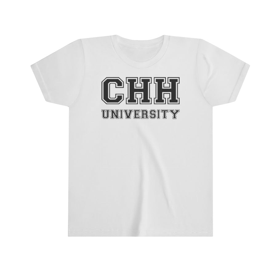 CHH UNIVERSITY YOUTH UNI-TEE® (black logo)