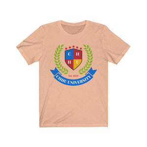 CHH UNIVERSITY Property Of Music Department UNI-TEE® (Crest color logo)