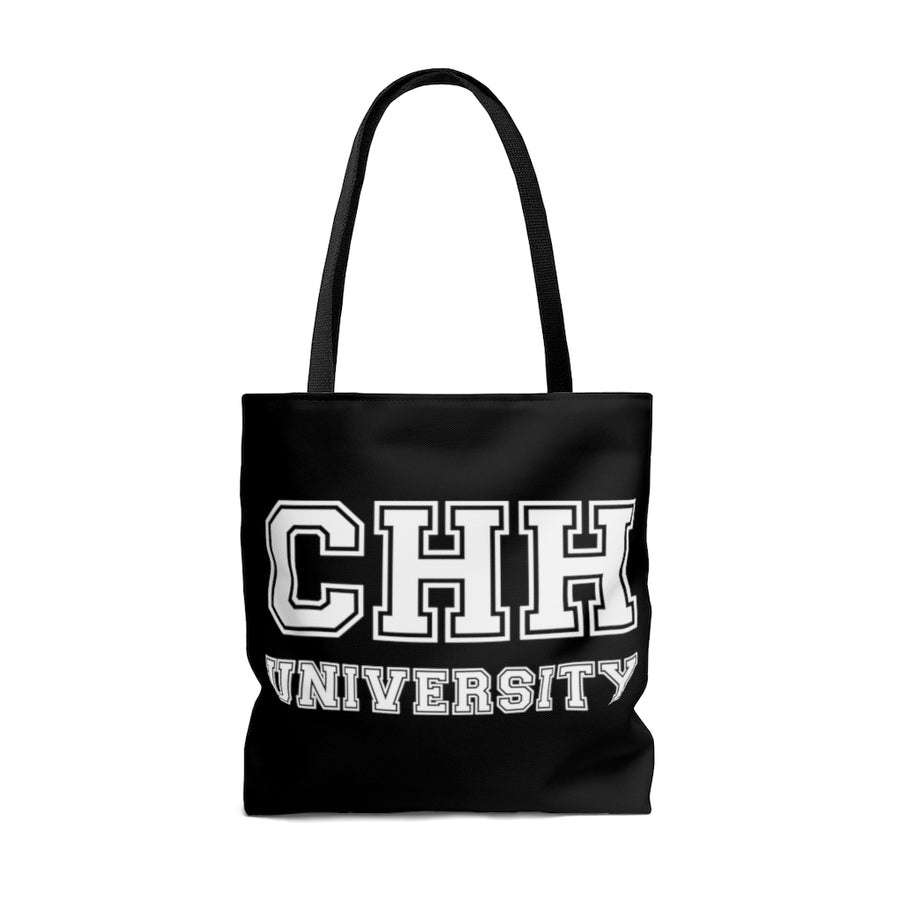 CHH UNIVERSITY Tote Bag (white logo)