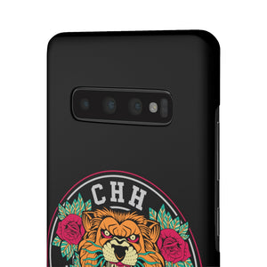 CHHU LION SNAP CASE (white letters)