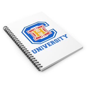 CHHU LETTERS Notebook - (color logo, white)