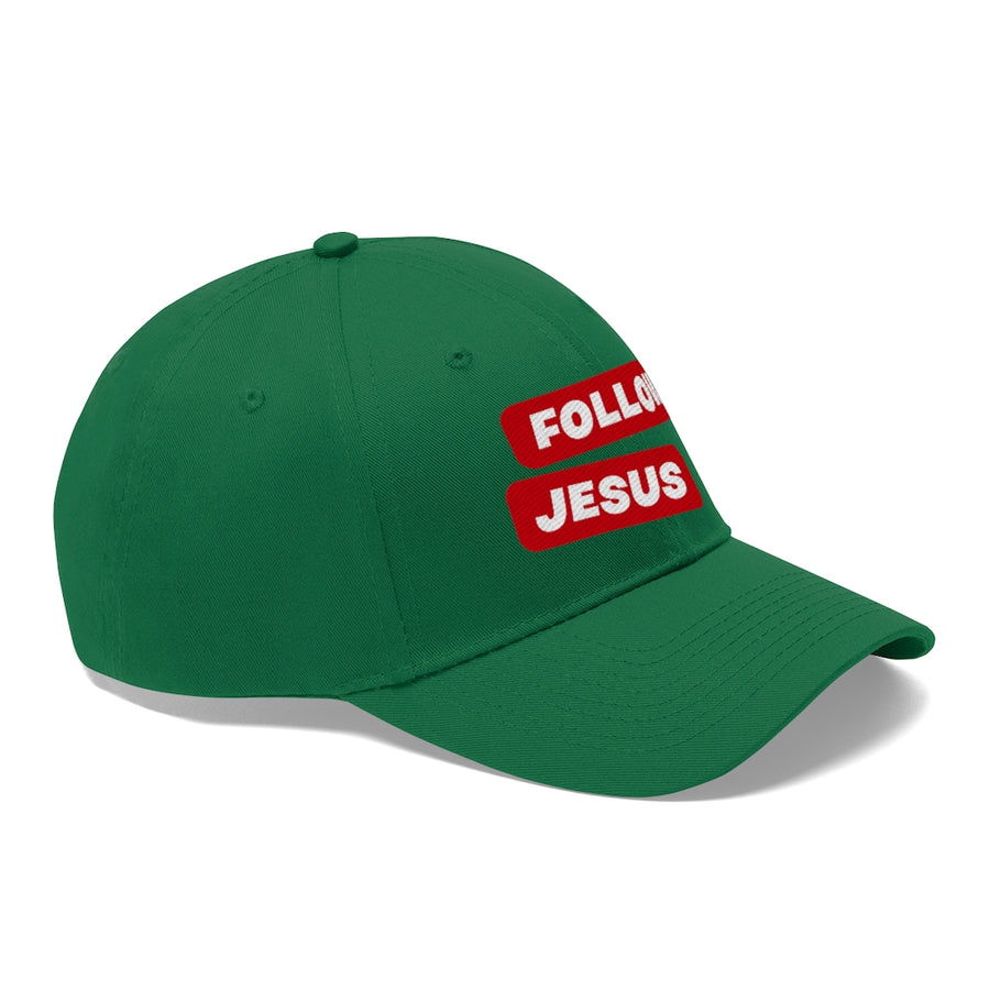 FOLLOW JESUS Twill Hat