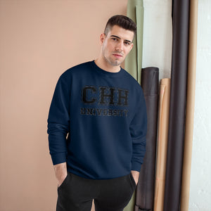 CHH UNIVERSITY Champion Sweatshirt (Black Logo)