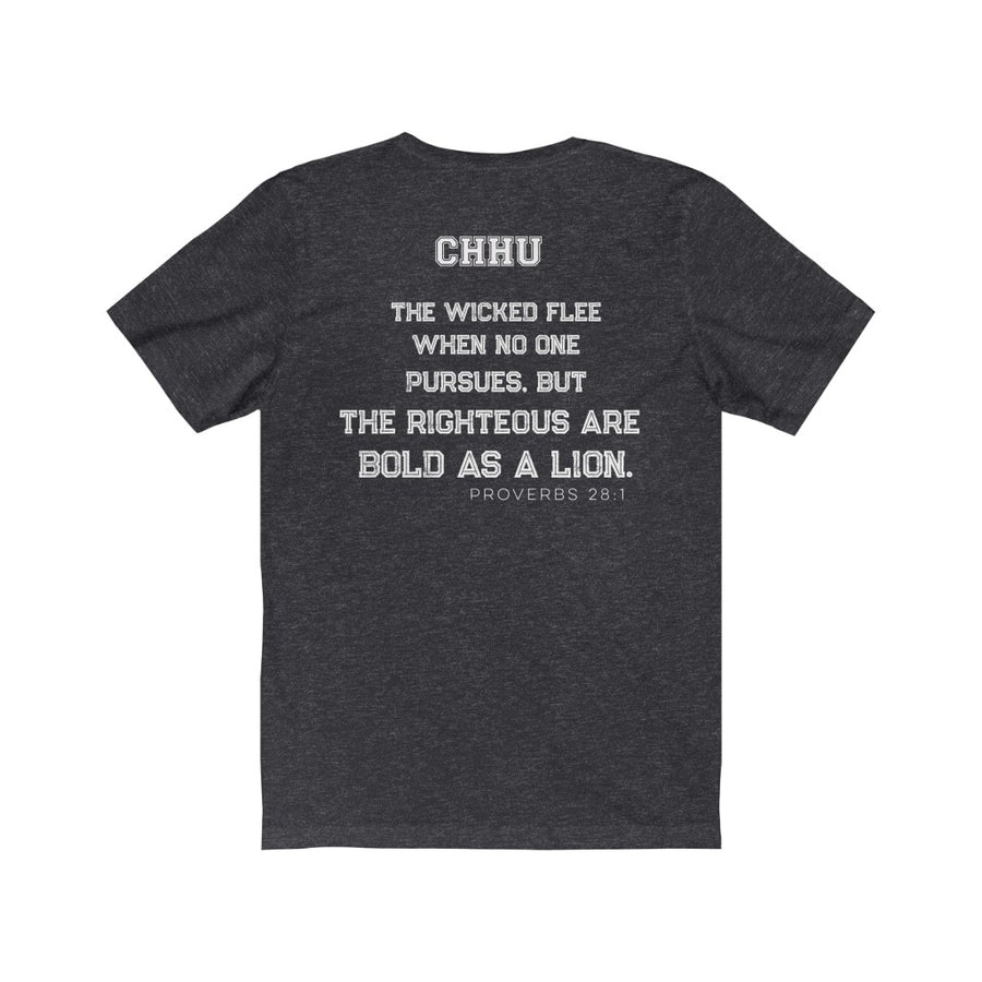 CHHU LION UNI-TEE® (white letters)
