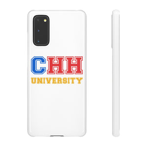 CHH UNIVERSITY SNAP CASE (color logo, white)