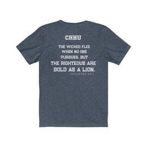 CHHU LION UNI-TEE® (white letters)