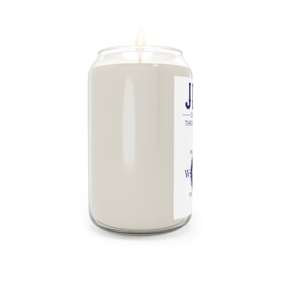 JESUS OUR ANCHOR Aromatherapy Candle, 13.75oz (white)