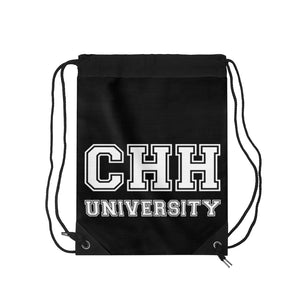 CHH UNIVERSITY Drawstring Bag (white logo)