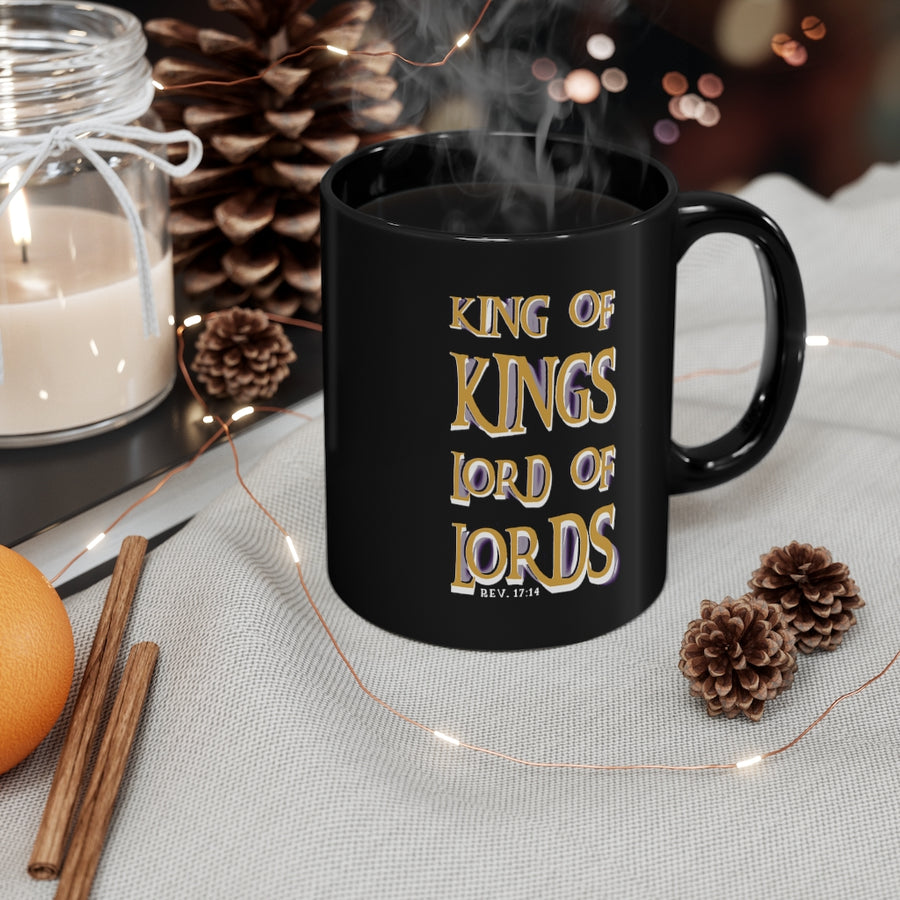 King Of Kings 11oz Black Mug