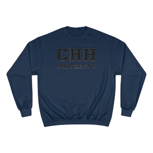 CHH UNIVERSITY Champion Sweatshirt (Black Logo)