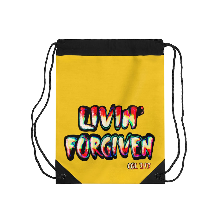 FORGIVEN Drawstring Bag