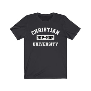CHRISTIAN HIP-HOP UNIVERSITY UNI-TEE® (white letters)