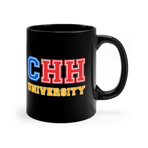 CHH UNIVERSITY 11oz Black Mug (color logo)