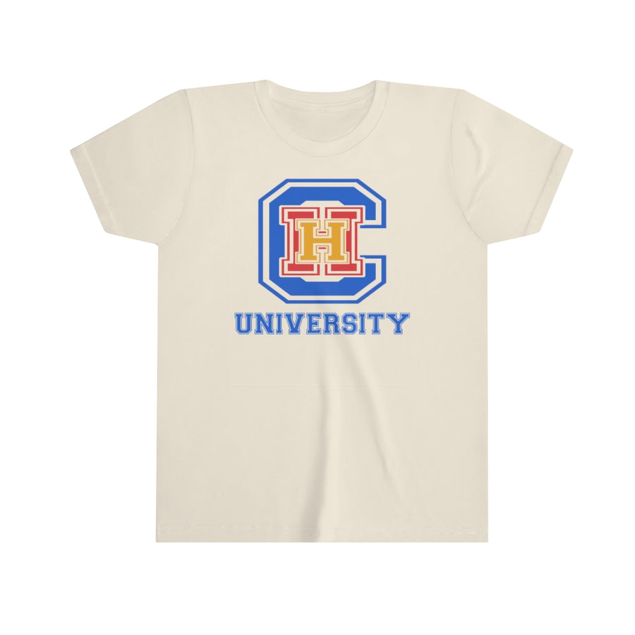 CHHU LETTERS YOUTH UNI-TEE® (color logo)