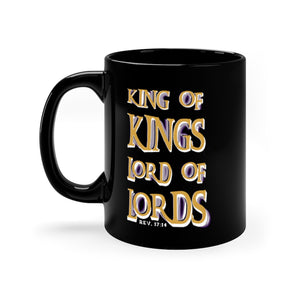 King Of Kings 11oz Black Mug