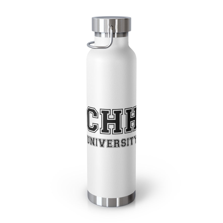 CHH UNIVERSITY 22oz Vacuum Insulated Bottle (black logo)