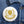 Load image into Gallery viewer, CHHU CREST Button (gold logo, white)
