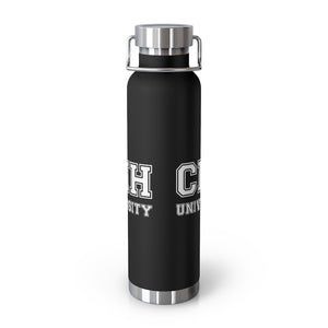 CHH UNIVERSITY 22oz Vacuum Insulated Bottle (white logo)