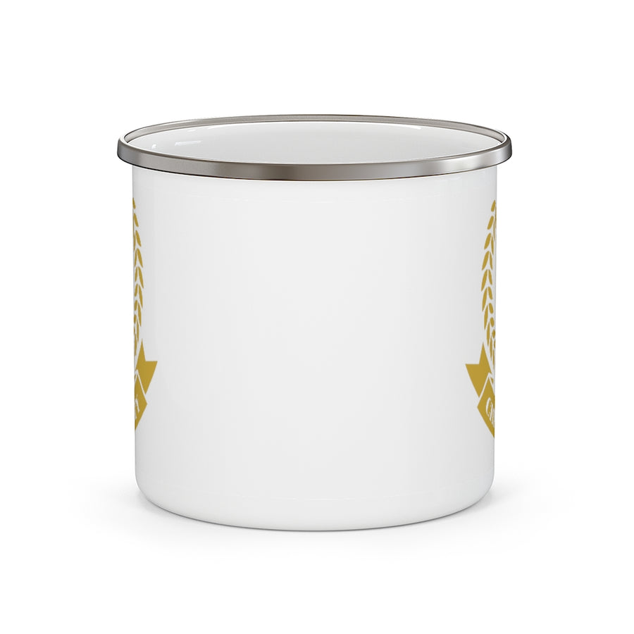 CHHU CREST Enamel Mug (gold logo)